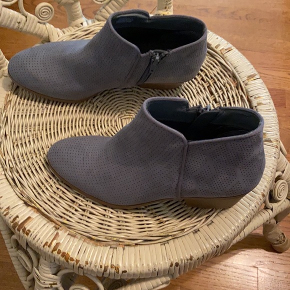 FALLS CREEK Faux Suede Ankle Boots - Picture 2 of 7